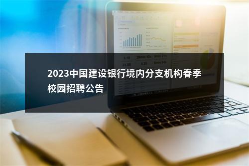 2023中国建设银行境内分支机构春季校园招聘公告                进入阅读模式 图片