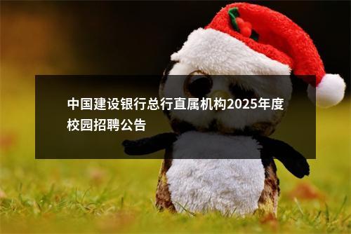 中国建设银行总行直属机构2025年度校园招聘公告                进入阅读模式 图片